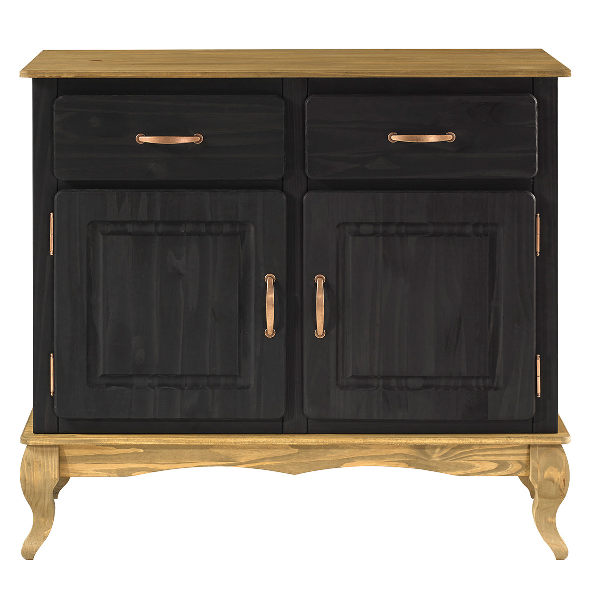 Wood Buffet Sideboard Black | Furniture Dash