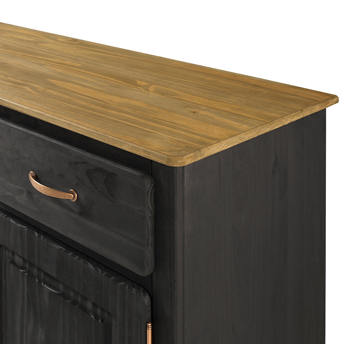 Wood Buffet Sideboard Black | Furniture Dash