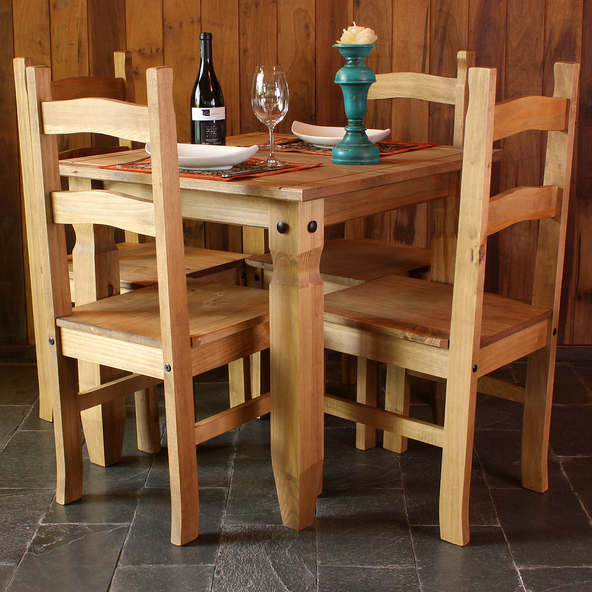 Solid Wood Dining Chair (Set of 2) Corona | Furniture Dash