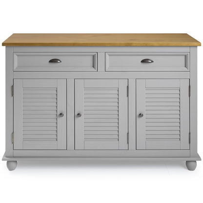Sideboard / Kitchen Island Easy Assembly Corona Gray | Furniture Dash