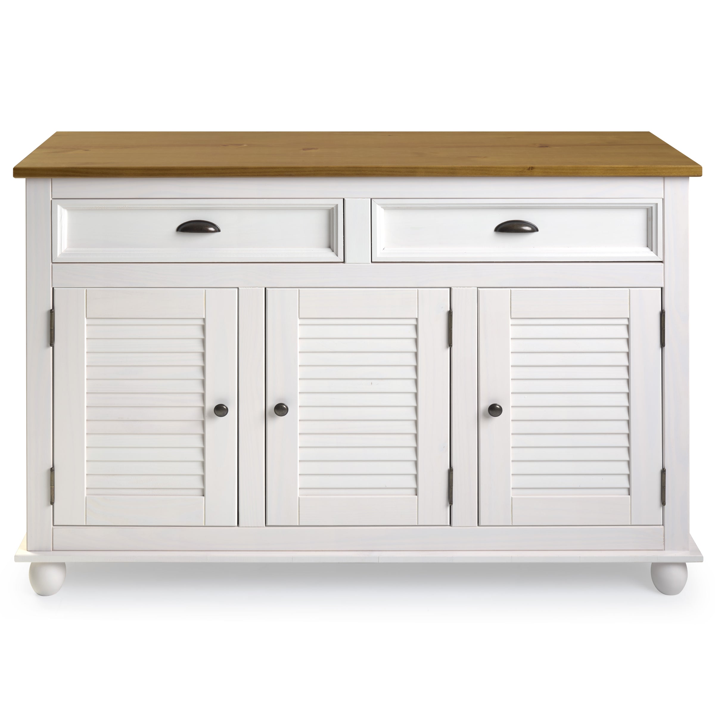 Sideboard / Kitchen Island Easy Assembly Corona Snow | Furniture Dash