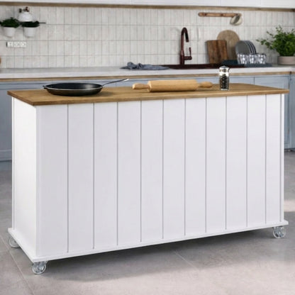 Sideboard / Kitchen Island Easy Assembly Corona Snow | Furniture Dash