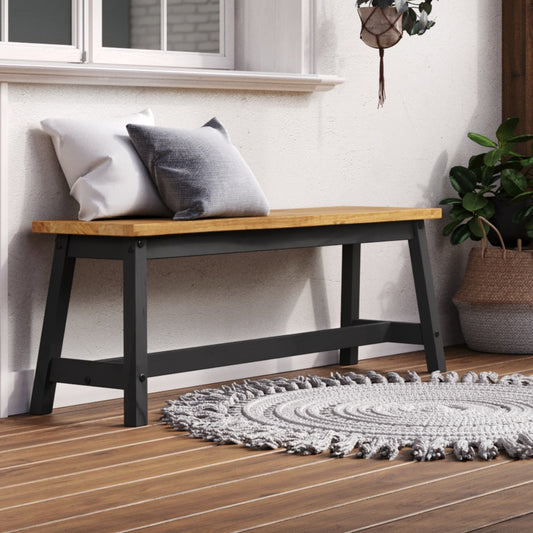 Wood Bench Corona Black | Furniture Dash