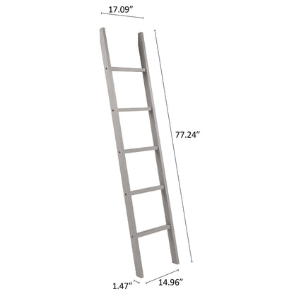 Wood Blanket Ladder Corona Gray | Furniture Dash