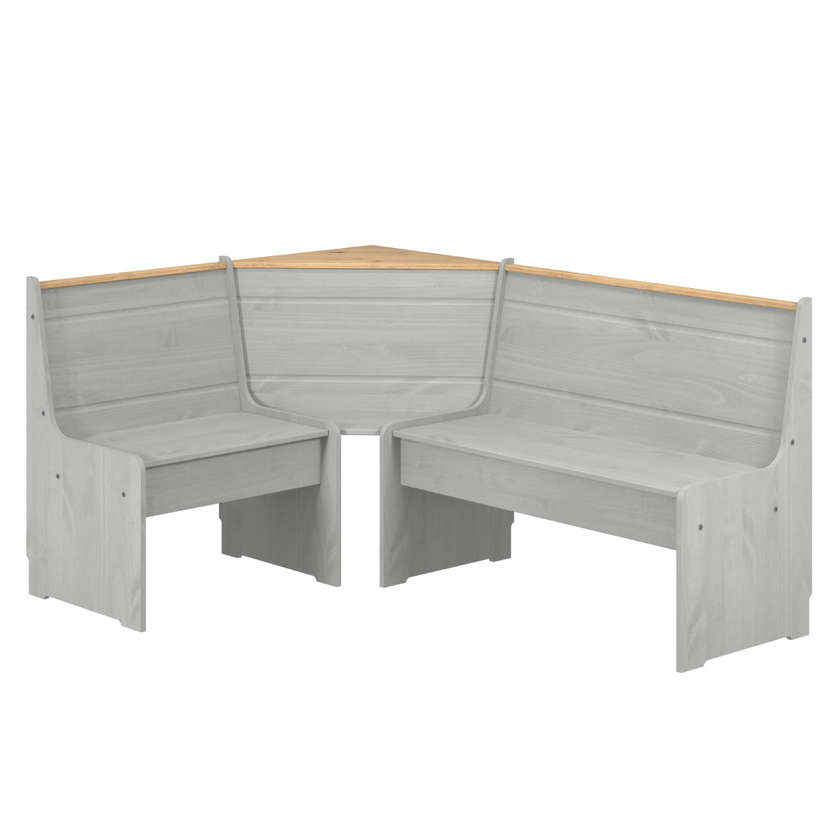 Corner Dining Set Corona Gray | Furniture Dash