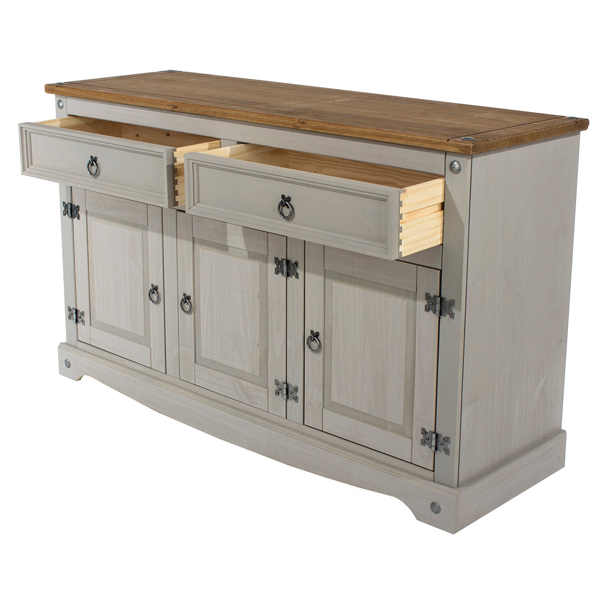 Wood Buffet Sideboard Corona Gray | Furniture Dash