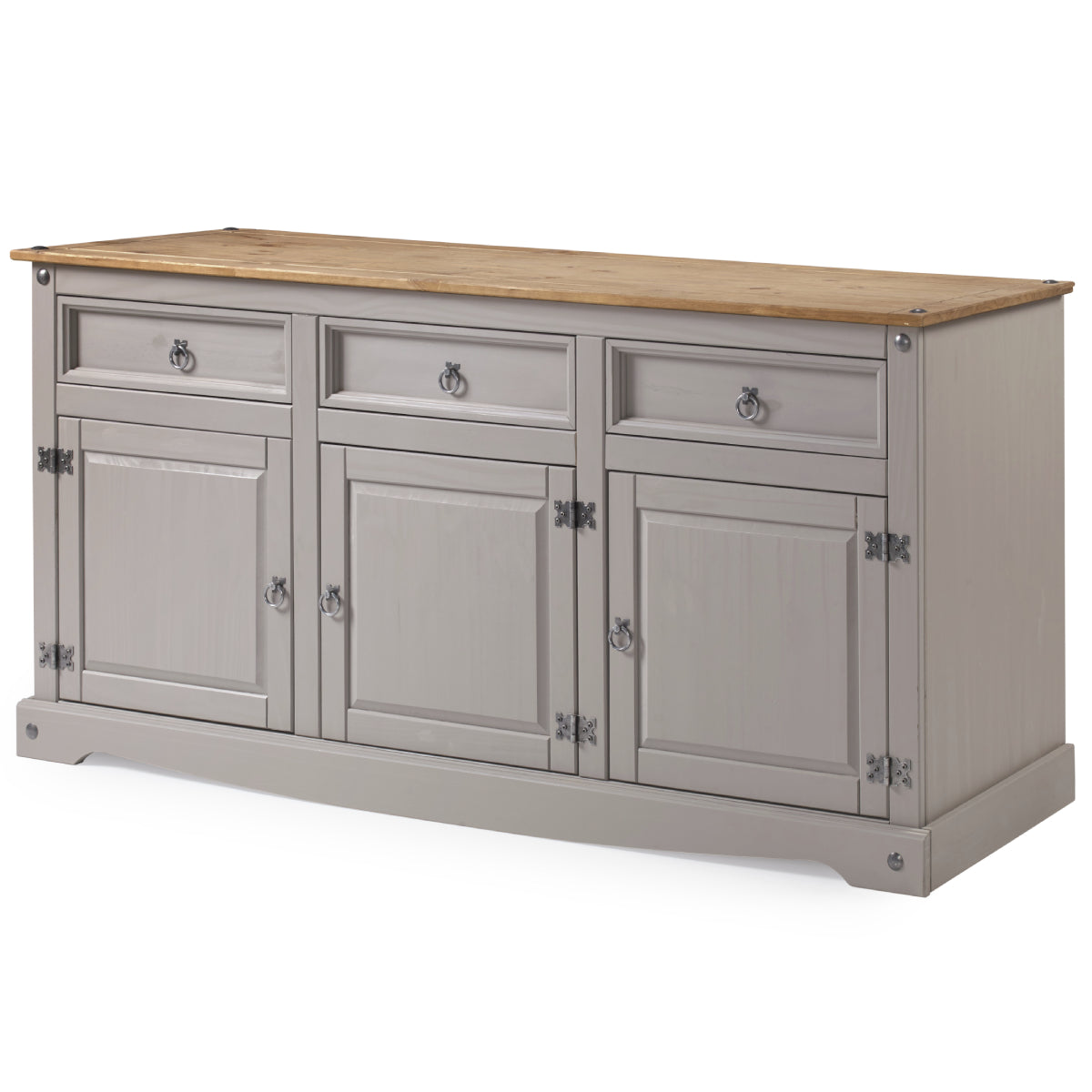 Wood Buffet Sideboard Corona Gray | Furniture Dash