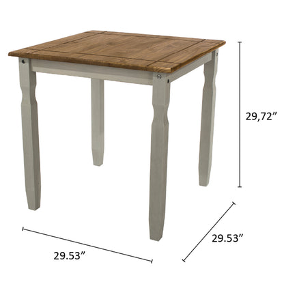 Wood Dining Table Corona Gray | Furniture Dash