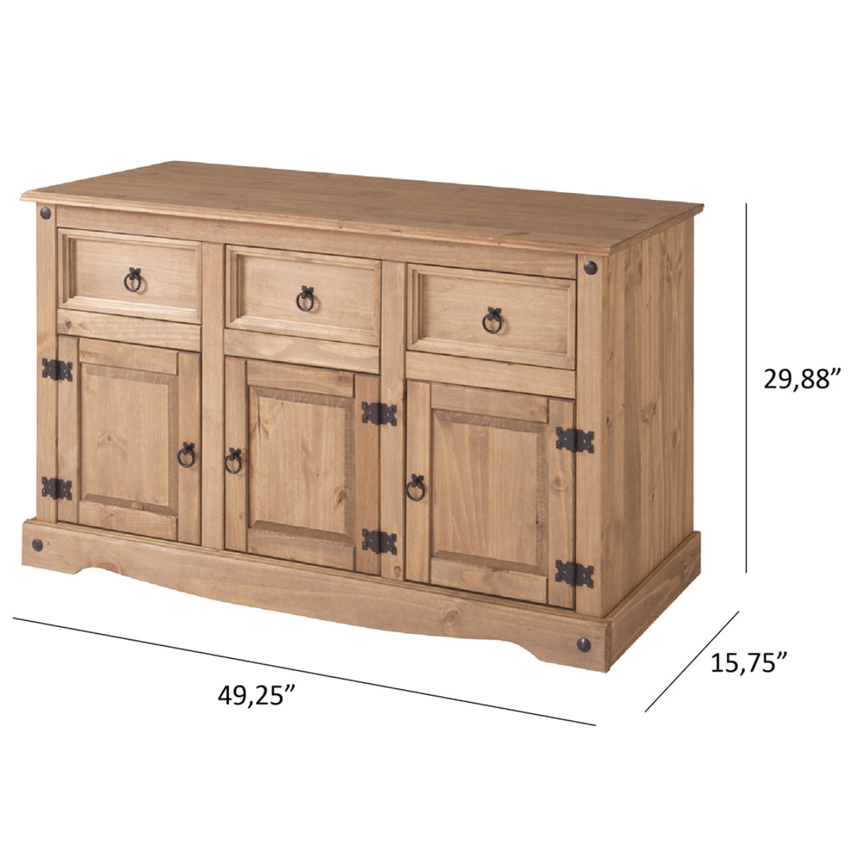 Wood Buffet Sideboard Corona | Furniture Dash