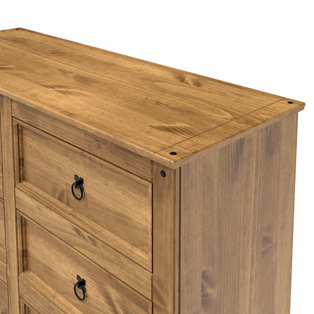 Wood Dresser 3+3 Drawers Chest Corona | Furniture Dash