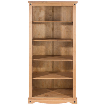 Wood Bookcase 5 Shelf Corona | Furniture Dash