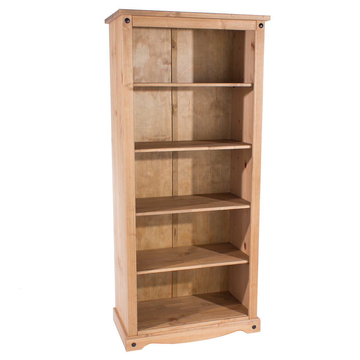 Wood Bookcase 5 Shelf Corona | Furniture Dash