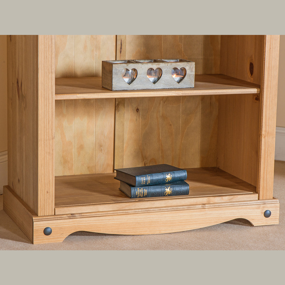Wood Bookcase 5 Shelf Corona | Furniture Dash