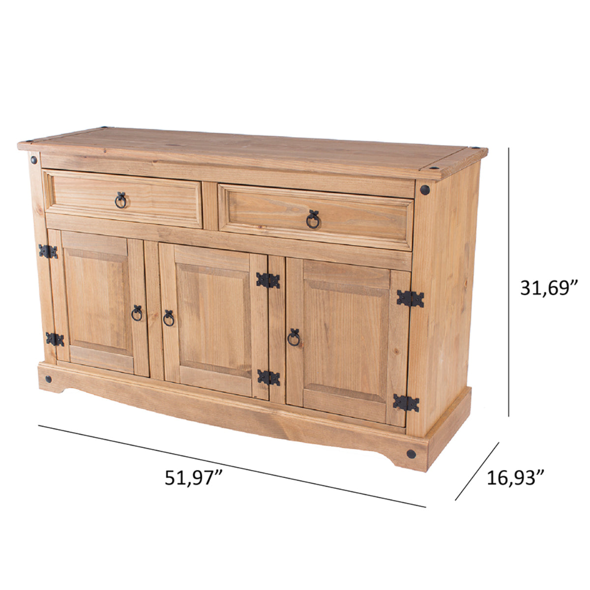 Wood Buffet Sideboard Corona | Furniture Dash