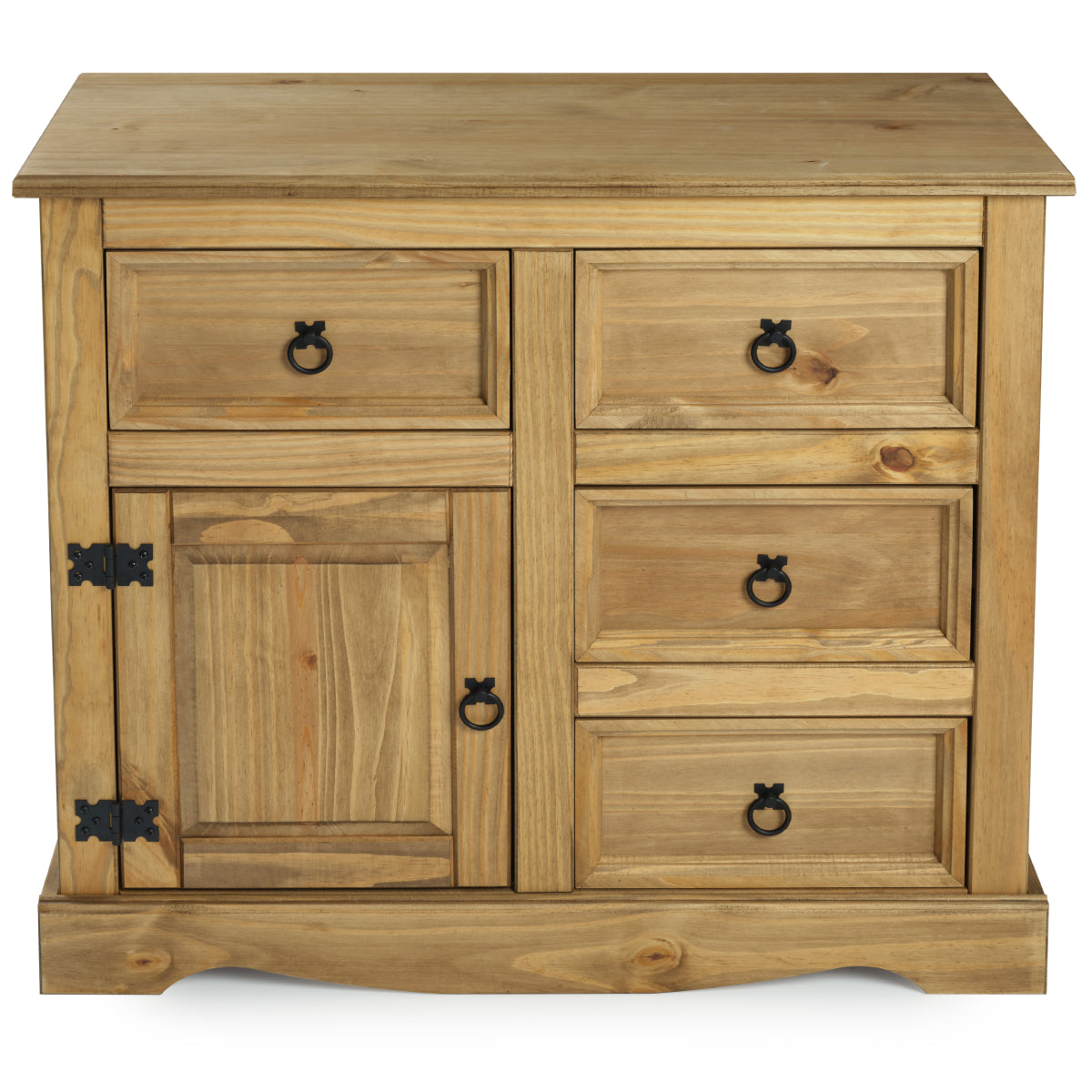 Wood Buffet Sideboard 1 Door 4 Drawers Corona | Furniture Dash