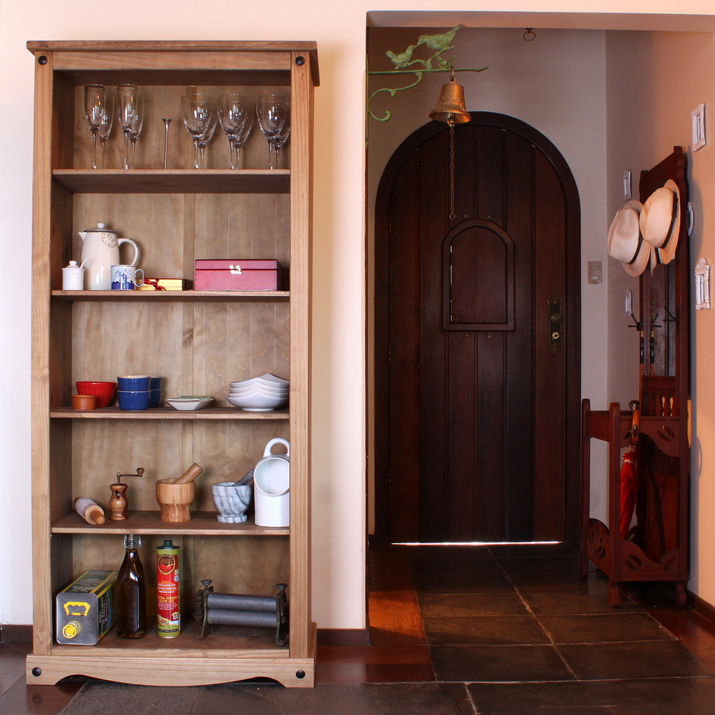 Wood Bookcase 5 Shelf Corona | Furniture Dash
