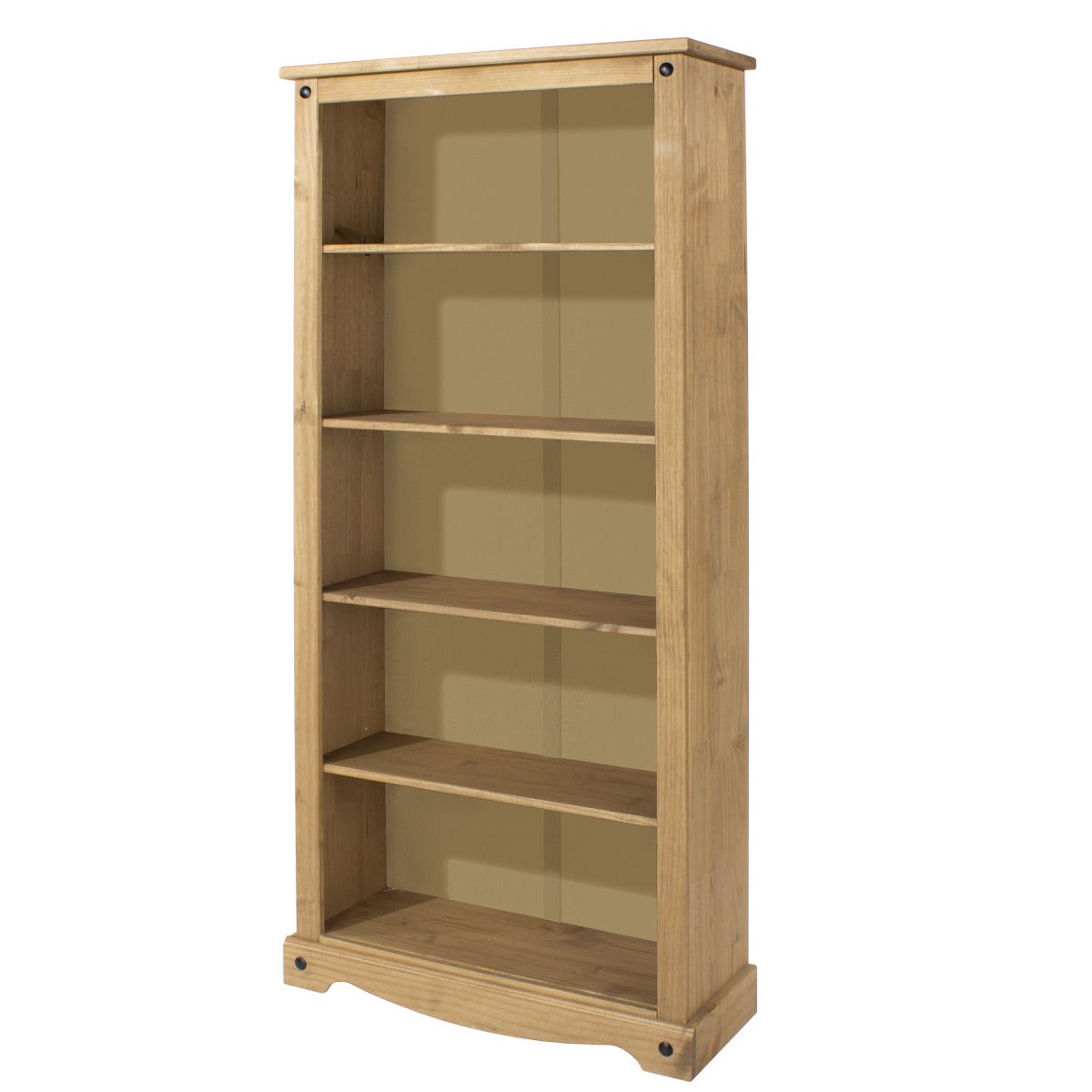 Wood Bookcase 5 Shelf Corona | Furniture Dash