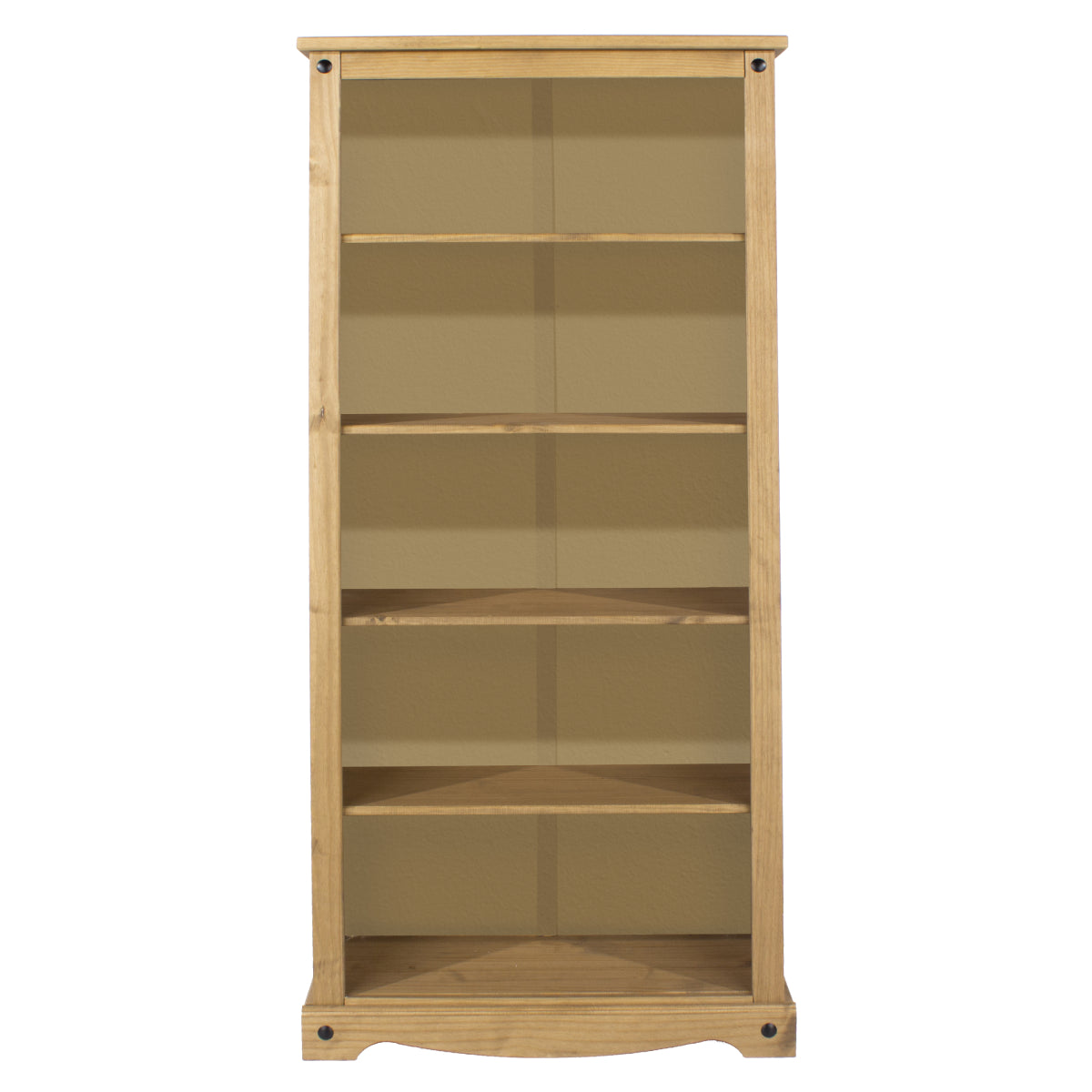 Wood Bookcase 5 Shelf Corona | Furniture Dash