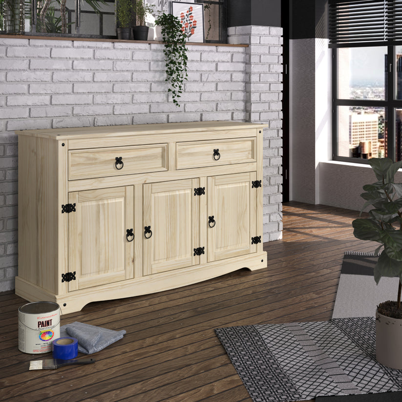 Wood Buffet Sideboard Barewood Furniture Dash