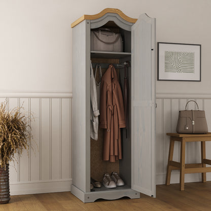 Hall Armoire Corona Gray | Furniture Dash