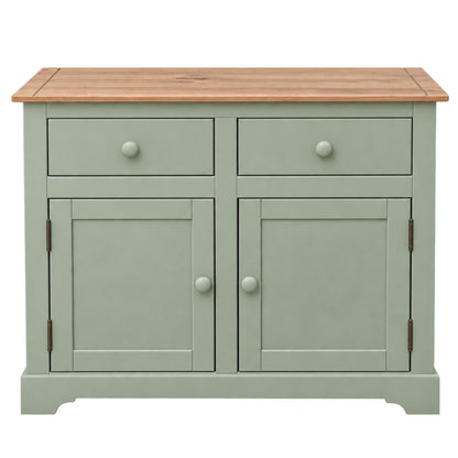 Wood Buffet Sideboard Farmhouse Sage Green | Furniture Dash