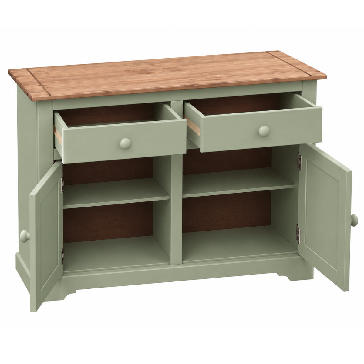 Wood Buffet Sideboard Farmhouse Sage Green | Furniture Dash