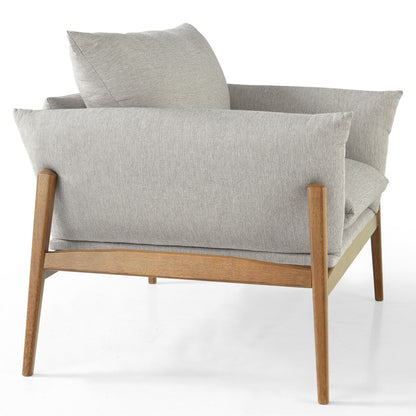Upholstered with Solid Wood Embrace Armchair | Furniture Dash