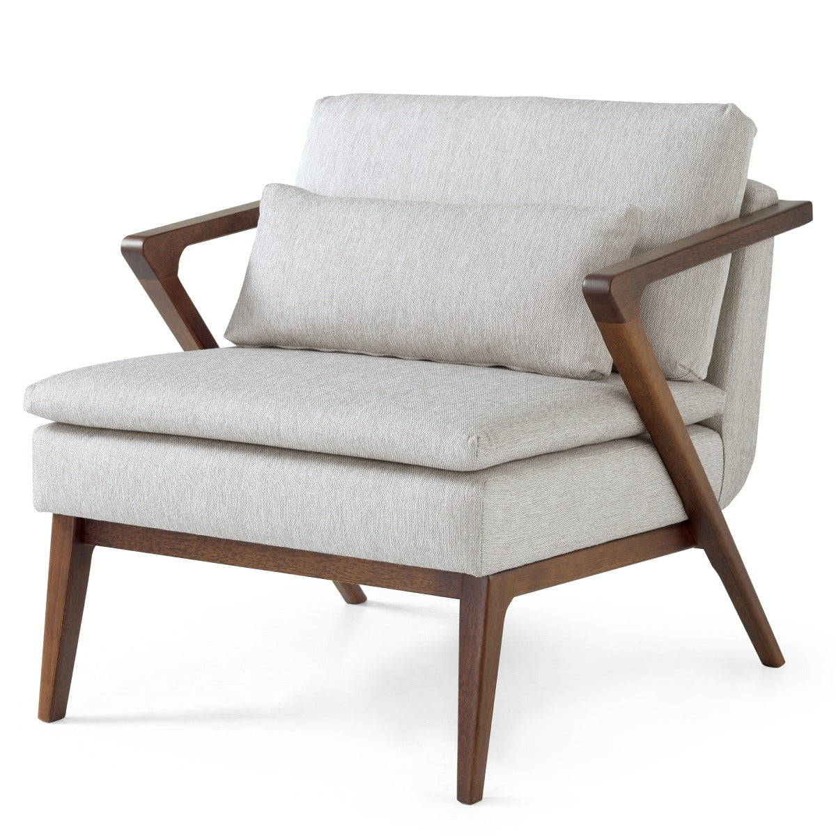 Upholstered with Solid Wood Zest Armchair | Furniture Dash
