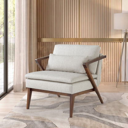 Upholstered with Solid Wood Zest Armchair | Furniture Dash