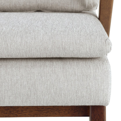 Upholstered with Solid Wood Zest Armchair | Furniture Dash