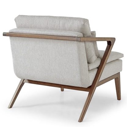 Upholstered with Solid Wood Zest Armchair | Furniture Dash