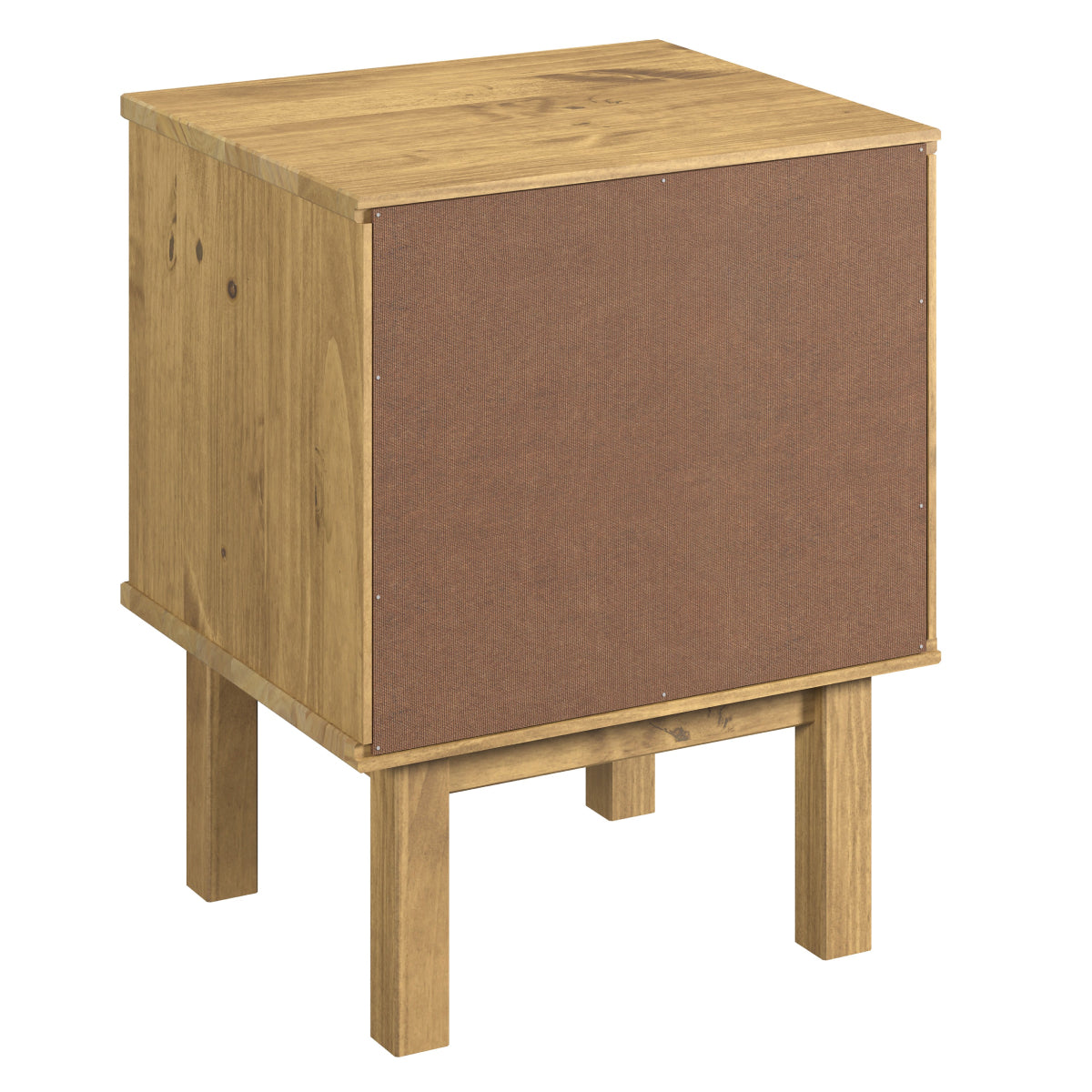 Wood Nightstand 2 Drawers Norden | Furniture Dash