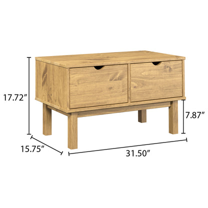 Wood TV Entertainment Stand Norden | Furniture Dash