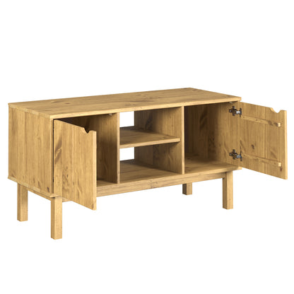 Wood TV Entertainment Stand Norden | Furniture Dash