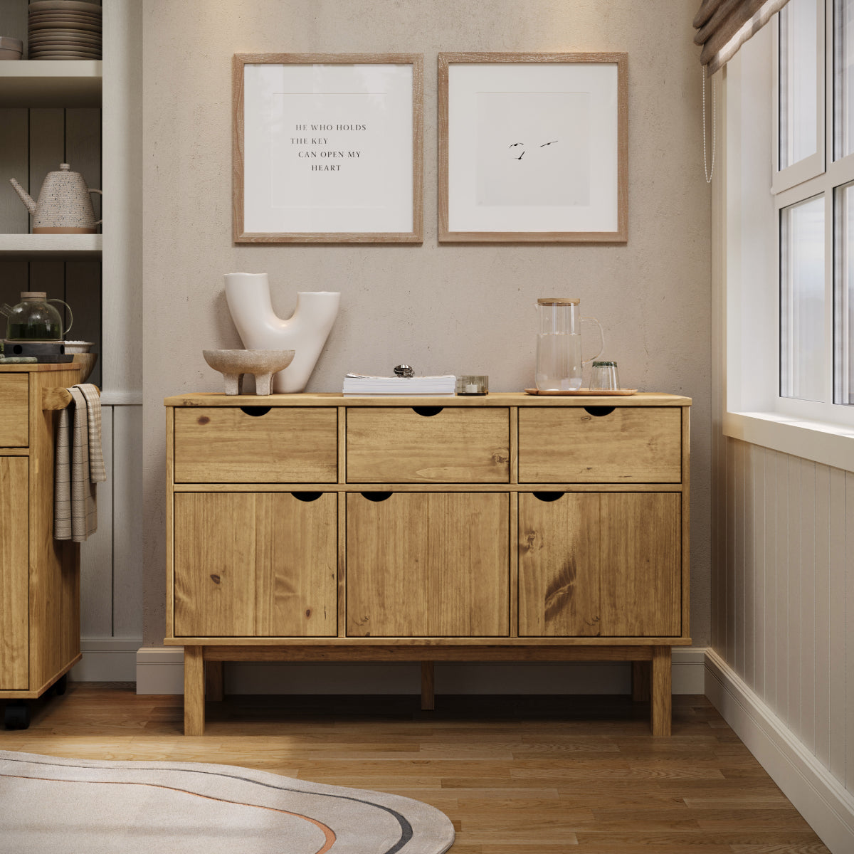Wood Buffet Sideboard Norden | Furniture Dash