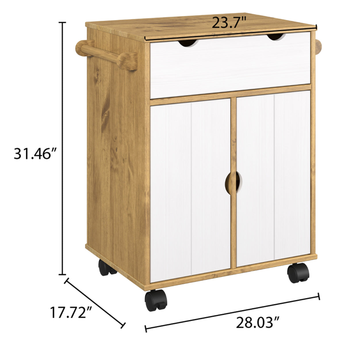 Wood Bar 2 Doors Norden | Furniture Dash