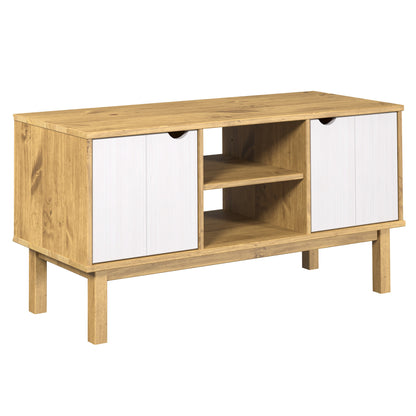 Wood TV Entertainment Stand Norden | Furniture Dash