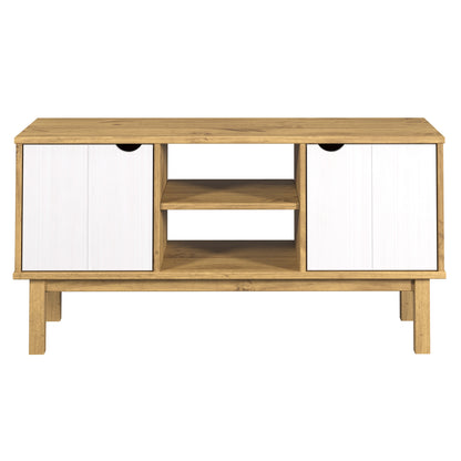 Wood TV Entertainment Stand Norden | Furniture Dash