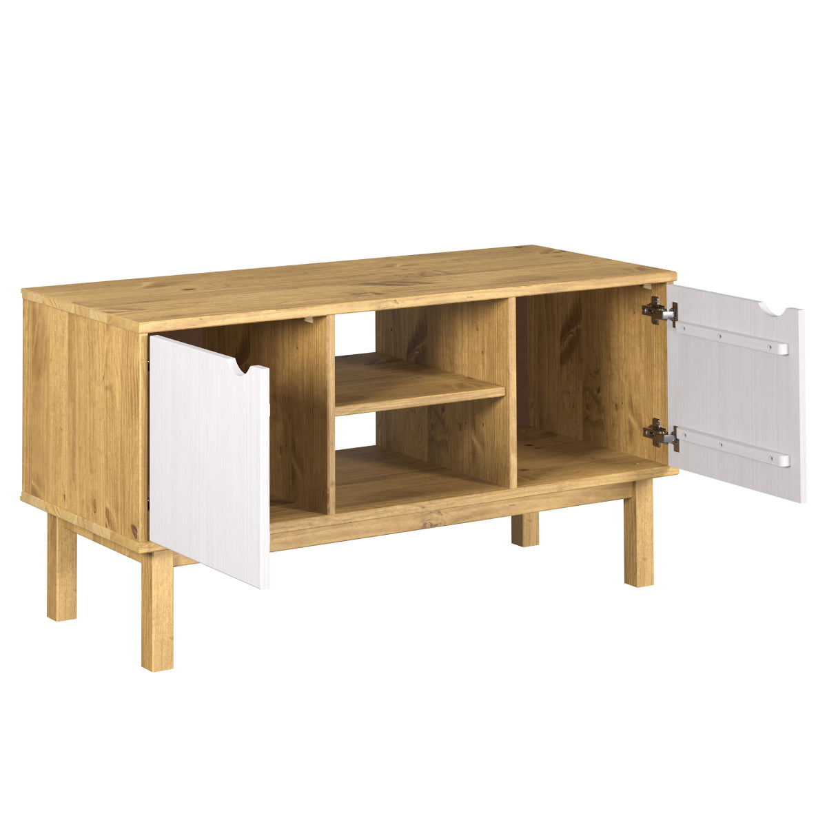 Wood TV Entertainment Stand Norden | Furniture Dash