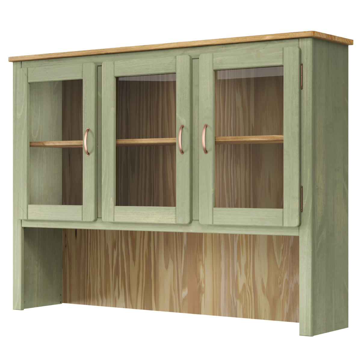 Wood Dining Hutch Green | Furniture Dash