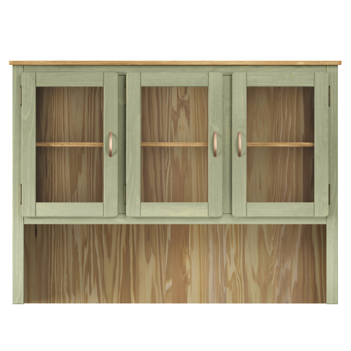 Wood Dining Hutch Green | Furniture Dash