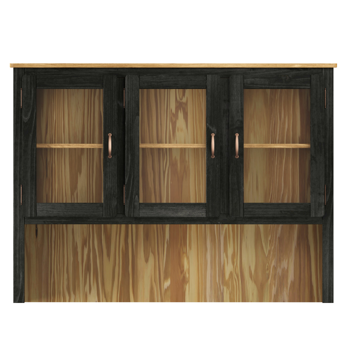 Wood Dining Hutch Black | Furniture Dash