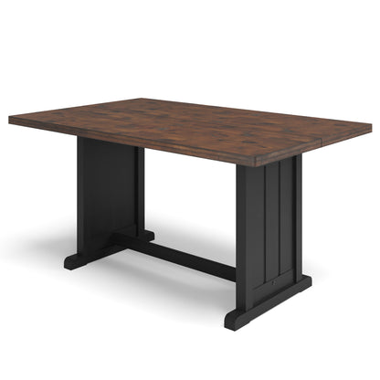 Corner Dining Set Harvest Black | Furniture Dash