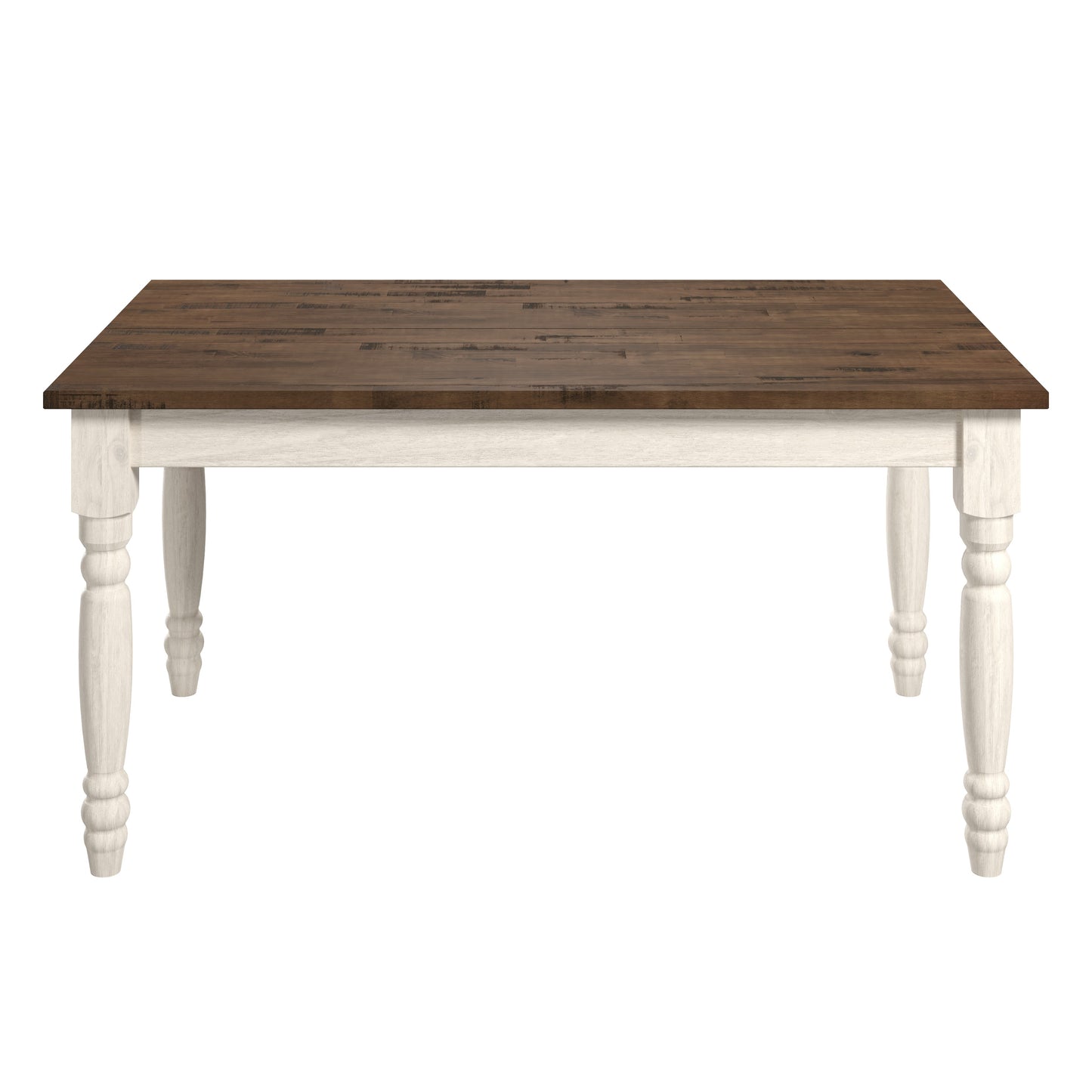 Wood Dining Table White Distressed | Furniture Dash