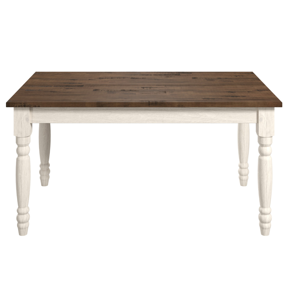 Wood Dining Table White Distressed | Furniture Dash
