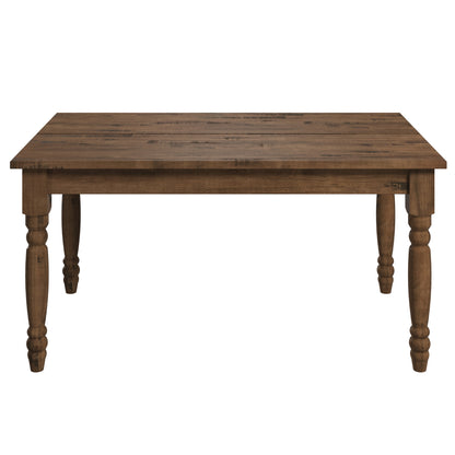 Wood Dining Table Walnut Distressed | Furniture Dash