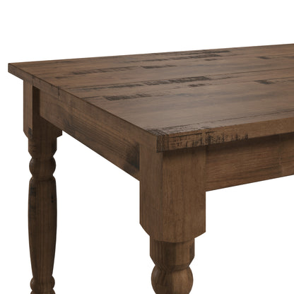 Wood Dining Table Walnut Distressed | Furniture Dash