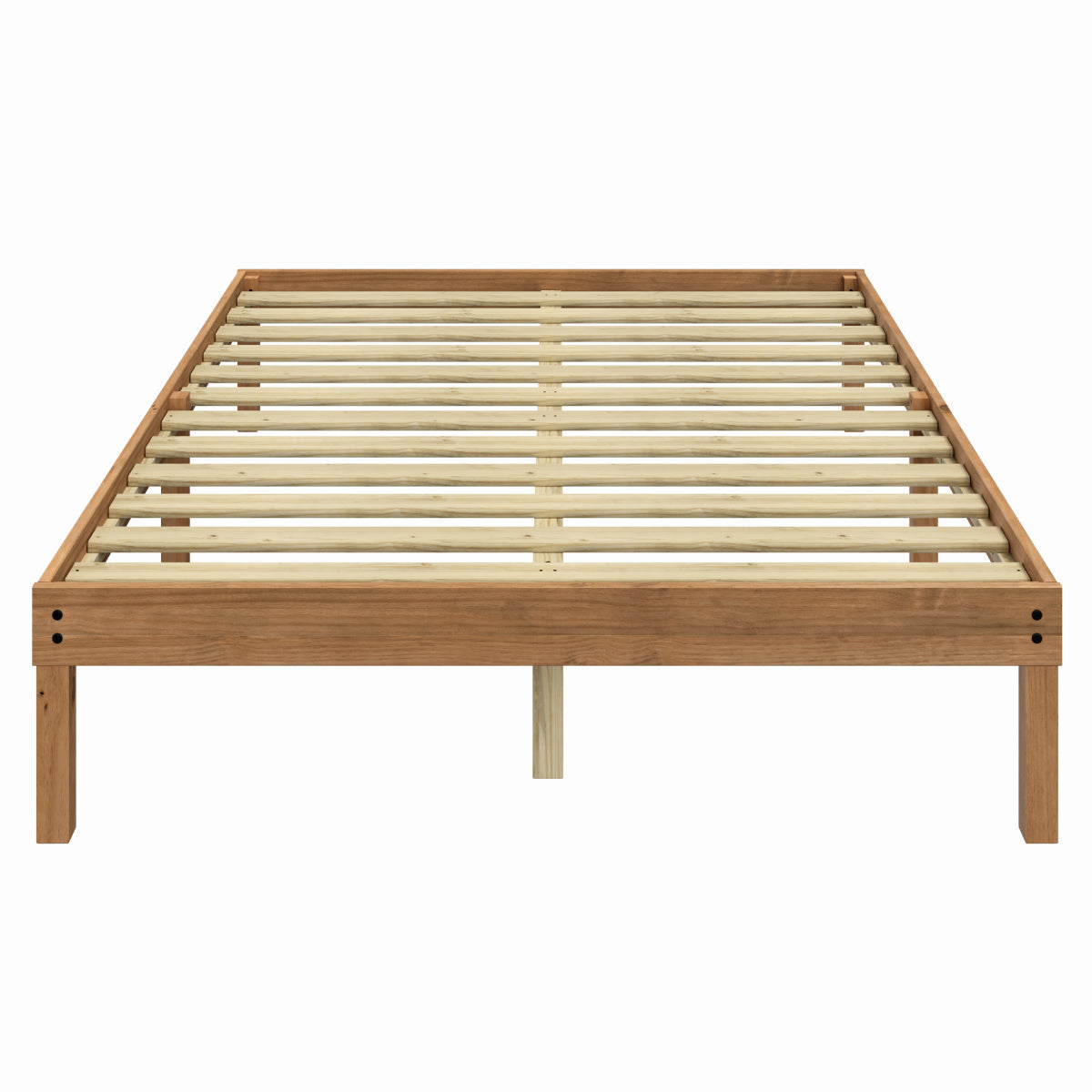 Wood Frame Queen Size Bed Corona | Furniture Dash