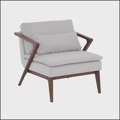 Upholstered with Solid Wood Zest Armchair | Furniture Dash