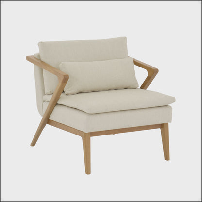 Upholstered with Solid Wood Zest Armchair | Furniture Dash